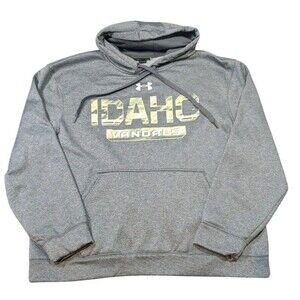 Under Armour Storm Idaho Vandals Hoodie Gray Size XL Men’s Sweatshirt Pullover